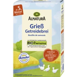 Demeter Bio Grieß Getreidebrei Ab Dem 5. Monat 250G