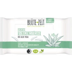 Feuchte Reinigungstücher Bio Aloe-Vera 25ST
