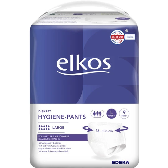 Elkos Diskret Hygiene-Pants Large 9ST 3 Elkos Diskret Hygiene-Pants Large 9ST