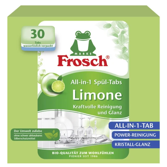 Frosch All-in-1 Spül-Tabs Limone 30ST 3 Frosch All-in-1 Spül-Tabs Limone 30ST