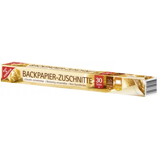 & Günstig Backpapier Zuschnitte 30ST 3 & Günstig Backpapier Zuschnitte 30ST