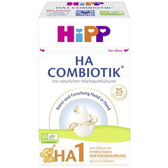 Hipp HA Combiotik HA1 Anfangsmilch 600G 3 Hipp HA Combiotik HA1 Anfangsmilch 600G