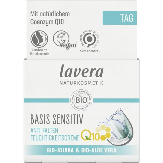 Lavera Naturkosmetik Basis Sensitiv Anti-Falten Feuchtigkeitscreme Q10 50ML 3 Lavera Naturkosmetik Basis Sensitiv Anti-Falten Feuchtigkeitscreme Q10 50ML