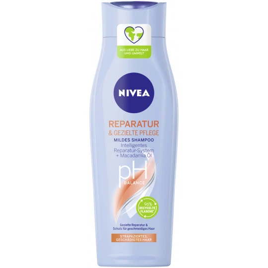 NIVEA Shampoo Reparatur & Gezielte Pflege 250ML 3 NIVEA Shampoo Reparatur & Gezielte Pflege 250ML