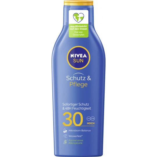 NIVEA Sun Schutz & Pflege Sonnenmilch LSF 30 250ML 3 NIVEA Sun Schutz & Pflege Sonnenmilch LSF 30 250ML