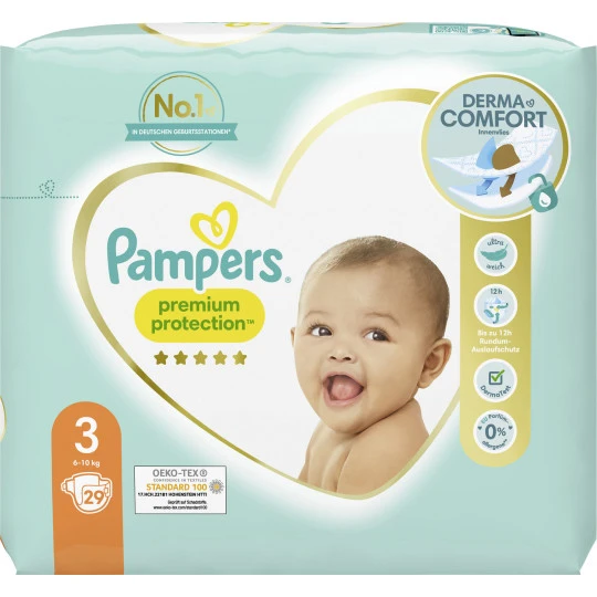 Pampers® Premium Protection 3 6-10KG 29ST 3 Pampers® Premium Protection 3 6-10KG 29ST