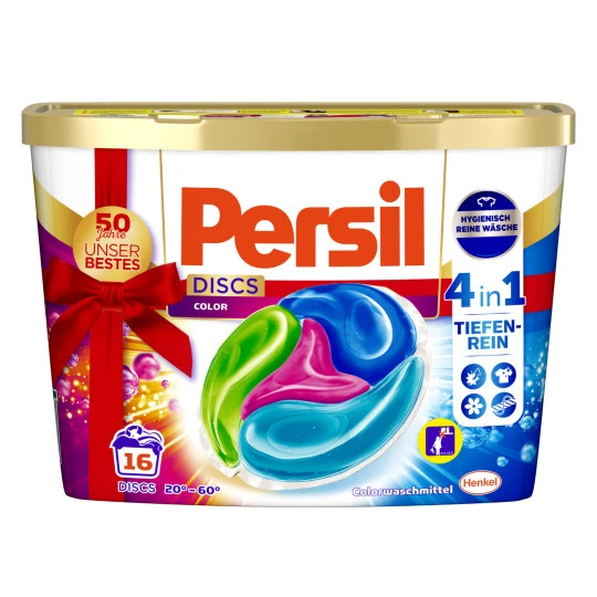 Persil® Color Discs 4in1 Tiefenrein 400G 16WL 3 Persil® Color Discs 4in1 Tiefenrein 400G 16WL